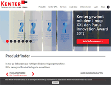 Tablet Screenshot of kenter.de